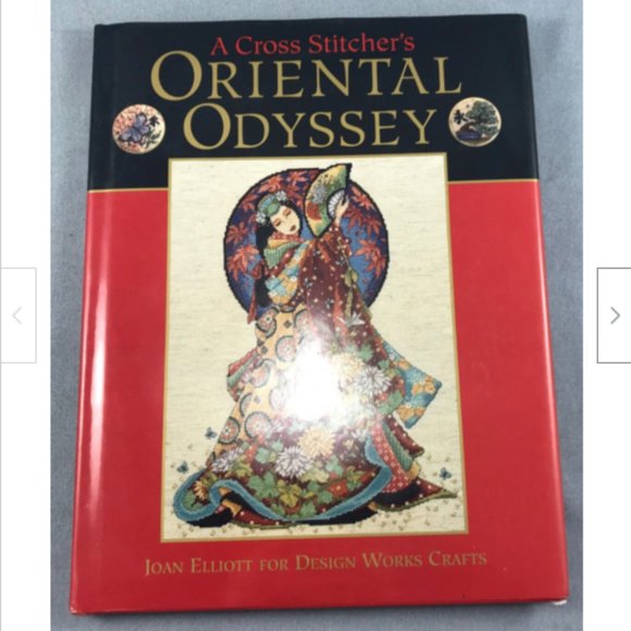 Oriental Odyssey 4 Elements Chinese Japanese Cross Stitch Graphs Embroidery Book - Picture 1 of 3